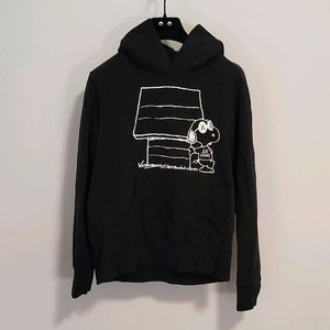 KAWS Uniqlo Limited Peanuts Logo Hoodie Sweatshirt